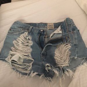 LF Furst of a Kind denim shorts